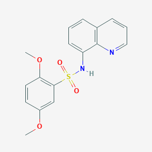 2,5-dimethoxy-N-quinolin-8-ylbenzenesulfonamide