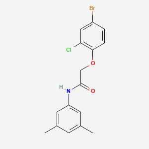 2-(4-bromo-2-chlorophenoxy)-N-(3,5-dimethylphenyl)acetamide