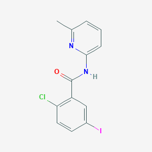 2-chloro-5-iodo-N-(6-methylpyridin-2-yl)benzamide