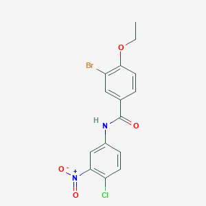 3-bromo-N-(4-chloro-3-nitrophenyl)-4-ethoxybenzamide