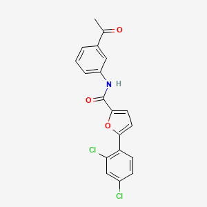 N-(3-acetylphenyl)-5-(2,4-dichlorophenyl)-2-furamide