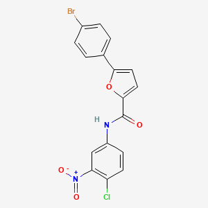 5-(4-bromophenyl)-N-(4-chloro-3-nitrophenyl)-2-furamide