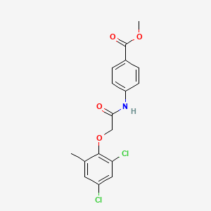 methyl 4-{[(2,4-dichloro-6-methylphenoxy)acetyl]amino}benzoate