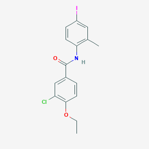 3-chloro-4-ethoxy-N-(4-iodo-2-methylphenyl)benzamide