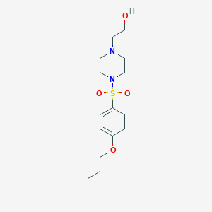 2-[4-(4-Butoxyphenyl)sulfonylpiperazin-1-yl]ethanol