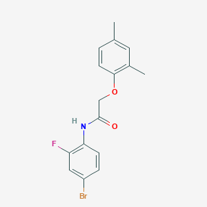 N-(4-bromo-2-fluorophenyl)-2-(2,4-dimethylphenoxy)acetamide