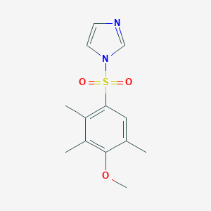 1-((4-methoxy-2,3,5-trimethylphenyl)sulfonyl)-1H-imidazole