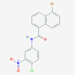 5-bromo-N-(4-chloro-3-nitrophenyl)-1-naphthamide