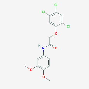 N-(3,4-dimethoxyphenyl)-2-(2,4,5-trichlorophenoxy)acetamide