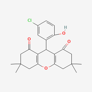 9-(5-chloro-2-hydroxyphenyl)-3,3,6,6-tetramethyl-3,4,5,6,7,9-hexahydro-1H-xanthene-1,8(2H)-dione