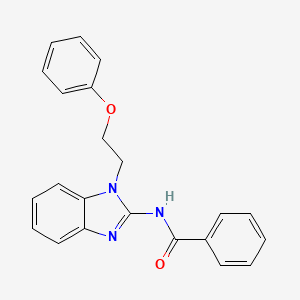 N-[1-(2-phenoxyethyl)-1H-benzimidazol-2-yl]benzamide