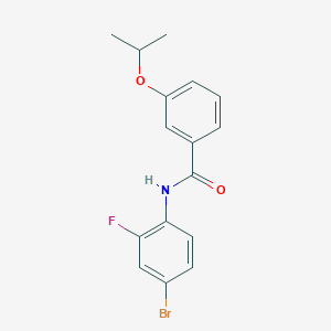 N-(4-bromo-2-fluorophenyl)-3-isopropoxybenzamide