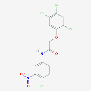 N-(4-chloro-3-nitrophenyl)-2-(2,4,5-trichlorophenoxy)acetamide