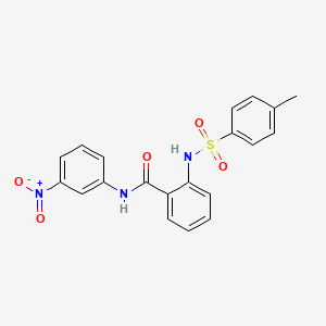 2-{[(4-methylphenyl)sulfonyl]amino}-N-(3-nitrophenyl)benzamide