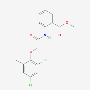 methyl 2-{[(2,4-dichloro-6-methylphenoxy)acetyl]amino}benzoate