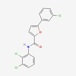 molecular formula C17H10Cl3NO2 B3694448 5-(3-chlorophenyl)-N-(2,3-dichlorophenyl)-2-furamide 