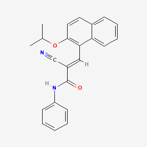 2-cyano-3-(2-isopropoxy-1-naphthyl)-N-phenylacrylamide