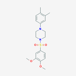 1-[(3,4-Dimethoxyphenyl)sulfonyl]-4-(3,4-dimethylphenyl)piperazine