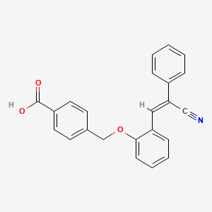 4-{[2-(2-cyano-2-phenylvinyl)phenoxy]methyl}benzoic acid