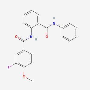 N-[2-(anilinocarbonyl)phenyl]-3-iodo-4-methoxybenzamide