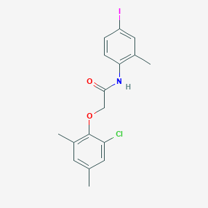 2-(2-chloro-4,6-dimethylphenoxy)-N-(4-iodo-2-methylphenyl)acetamide