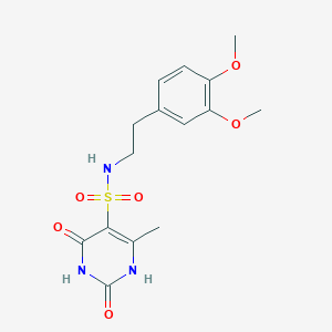 N-[2-(3,4-dimethoxyphenyl)ethyl]-2-hydroxy-4-methyl-6-oxo-1,6-dihydropyrimidine-5-sulfonamide