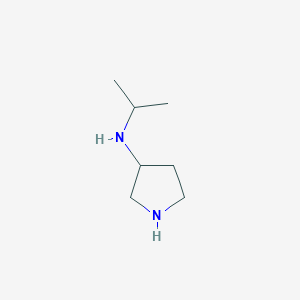 molecular formula C7H16N2 B036949 N-异丙基吡咯烷-3-胺 CAS No. 1289387-70-7