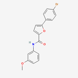 5-(4-bromophenyl)-N-(3-methoxyphenyl)-2-furamide