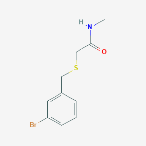 2-[(3-bromobenzyl)thio]-N-methylacetamide