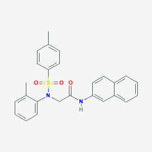 N~2~-(2-methylphenyl)-N~2~-[(4-methylphenyl)sulfonyl]-N~1~-2-naphthylglycinamide