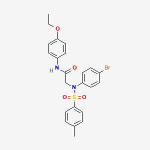 N~2~-(4-bromophenyl)-N~1~-(4-ethoxyphenyl)-N~2~-[(4-methylphenyl)sulfonyl]glycinamide