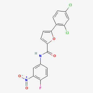 5-(2,4-dichlorophenyl)-N-(4-fluoro-3-nitrophenyl)-2-furamide