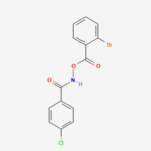 N-(2-bromobenzoyloxy)-4-chlorobenzamide