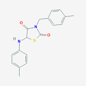 3-(4-Methylbenzyl)-5-(4-toluidino)-1,3-thiazolidine-2,4-dione