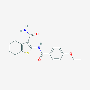 2-(4-Ethoxybenzamido)-4,5,6,7-tetrahydrobenzo[b]thiophene-3-carboxamide