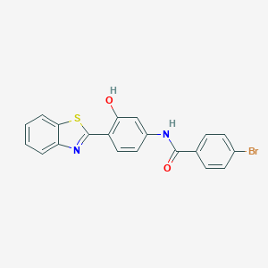 N-[4-(1,3-benzothiazol-2-yl)-3-hydroxyphenyl]-4-bromobenzamide