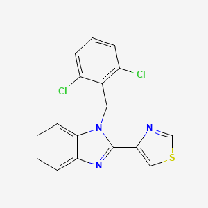 1-(2,6-dichlorobenzyl)-2-(1,3-thiazol-4-yl)-1H-benzimidazole