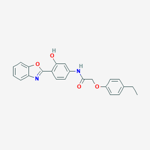 N-[4-(1,3-benzoxazol-2-yl)-3-hydroxyphenyl]-2-(4-ethylphenoxy)acetamide