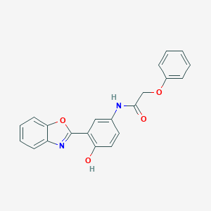 N-[3-(1,3-benzoxazol-2-yl)-4-hydroxyphenyl]-2-phenoxyacetamide