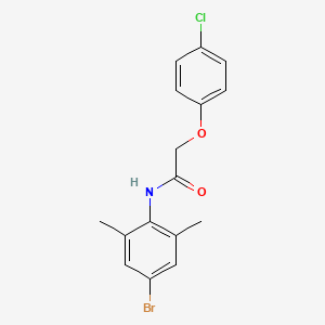 N-(4-bromo-2,6-dimethylphenyl)-2-(4-chlorophenoxy)acetamide