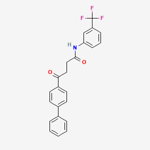 4-(4-biphenylyl)-4-oxo-N-[3-(trifluoromethyl)phenyl]butanamide