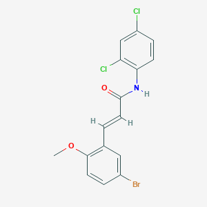 3-(5-bromo-2-methoxyphenyl)-N-(2,4-dichlorophenyl)acrylamide