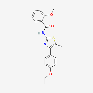 N-[4-(4-ethoxyphenyl)-5-methyl-1,3-thiazol-2-yl]-2-methoxybenzamide