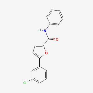 5-(3-chlorophenyl)-N-phenyl-2-furamide