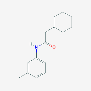 2-cyclohexyl-N-(3-methylphenyl)acetamide