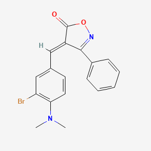 4-[3-bromo-4-(dimethylamino)benzylidene]-3-phenyl-5(4H)-isoxazolone