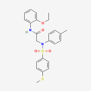 N~1~-(2-ethoxyphenyl)-N~2~-(4-methylphenyl)-N~2~-{[4-(methylthio)phenyl]sulfonyl}glycinamide