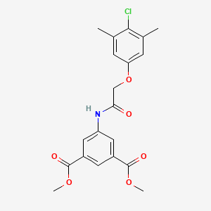 dimethyl 5-{[(4-chloro-3,5-dimethylphenoxy)acetyl]amino}isophthalate