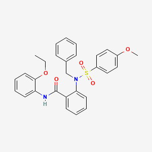 molecular formula C29H28N2O5S B3696616 2-{benzyl[(4-methoxyphenyl)sulfonyl]amino}-N-(2-ethoxyphenyl)benzamide 