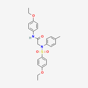 N~1~-(4-ethoxyphenyl)-N~2~-[(4-ethoxyphenyl)sulfonyl]-N~2~-(4-methylphenyl)glycinamide